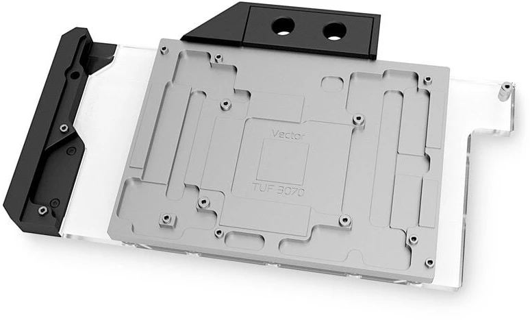 Ek Water Blocks EK Vanduo Blocks EK-Quantum Vector TUF RTX 3070 D-RGB - nikiel + plexi