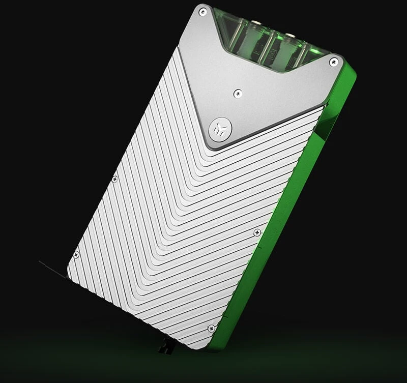Ek Water Blocks Ek Vanduo Blocks EK Vanduo Blocks EK-Quantum Vector FE RTX 3090 Ti galinė plokštė – sidabrinis