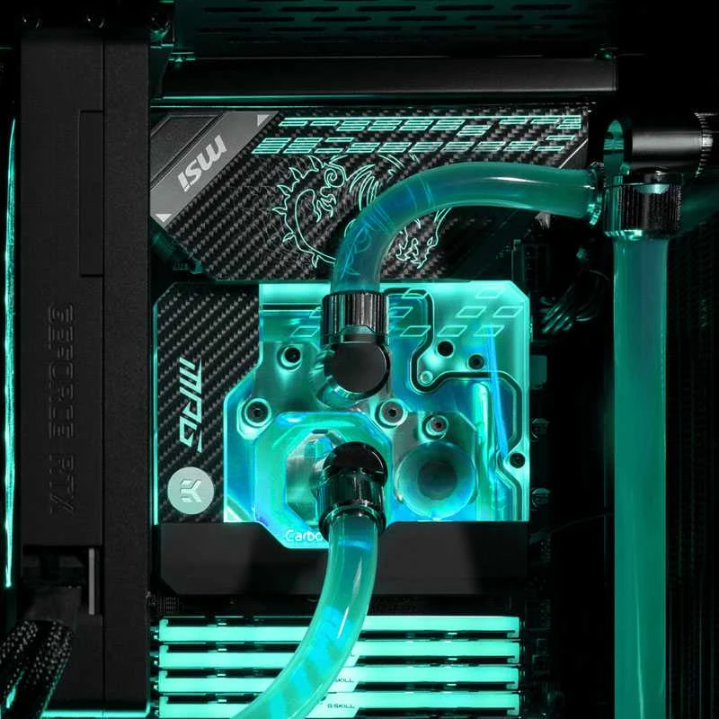 Ek Water Blocks EK vandens blokai EK-Quantum Momentum, Intel MPG Z590 Gaming Carbon - EK X Edition - Socket 1200