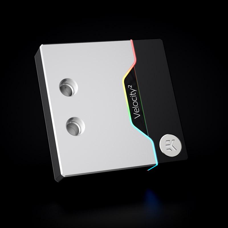 Ek Water Blocks Ek Vanduo Blocks EK vandens blokai EK-Quantum Velocity² D-RGB - 1200, nikelis + satinas titanas
