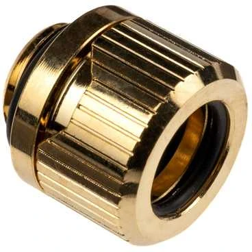 Ek Water Blocks „Ek Vanduo Blocks“ EK Vanduo Blocks EK-Torque HDC 12 jungtis, tiesi G1/4 colio BSP sriegio sriegis, 12 mm išorinio skersmens kietas vamzdis, 12 mm išorinio skersmens, su auksiniu dangteliu