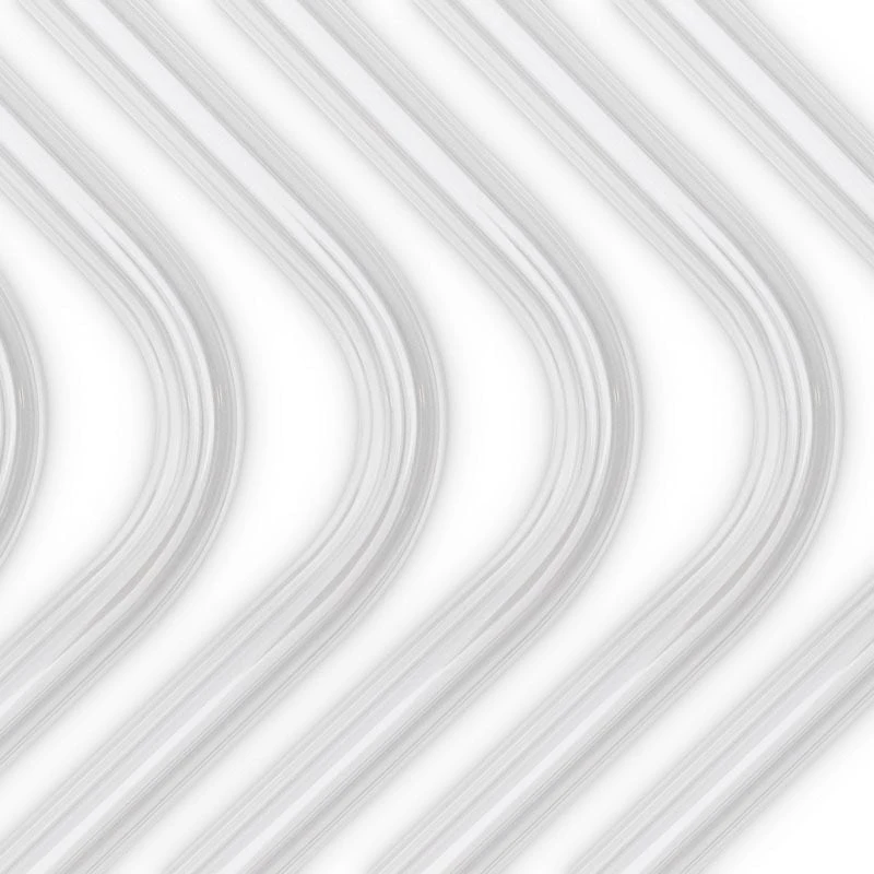 Ek Water Blocks Ek Vanduo Blocks EK Vanduo blokeliai EK-Loop kietas vamzdelis 14/10 mm akrilas, sulenktas 90 laipsnių kampu ir Ø 80 cm, 6 vnt.