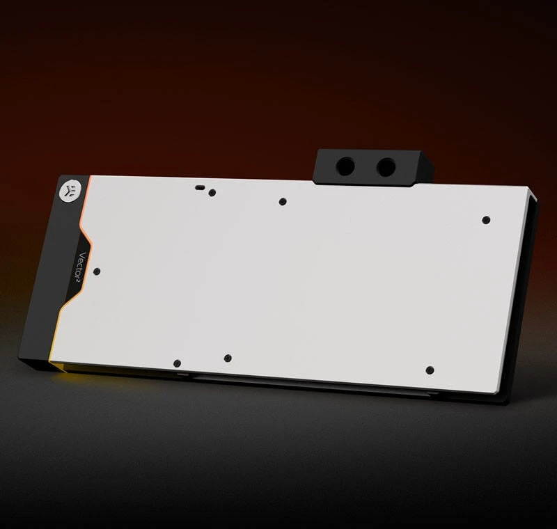 Ek Water Blocks Ek Vanduo Blocks EK Vanduo Blocks EK-Quantum Vector² Trio RTX 3080/90 Backplate – sidabrinis