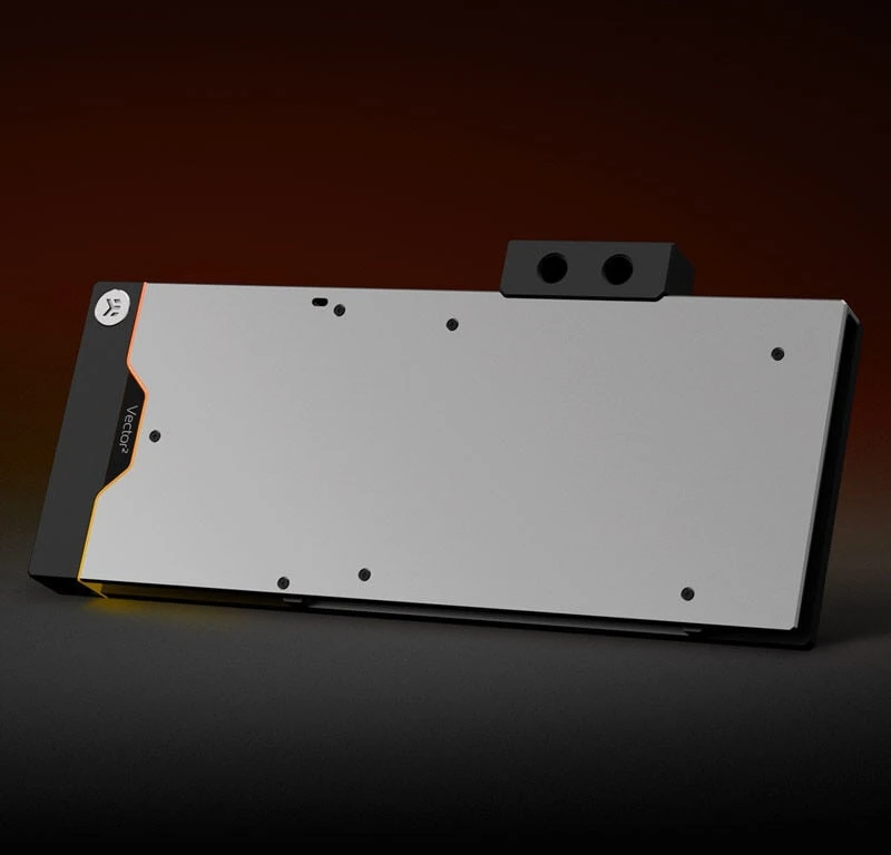 Ek Water Blocks Ek Vanduo Blocks EK Vanduo Blocks EK-Quantum Vector² Trio RTX 3080/90 galinė plokštė – nikelis