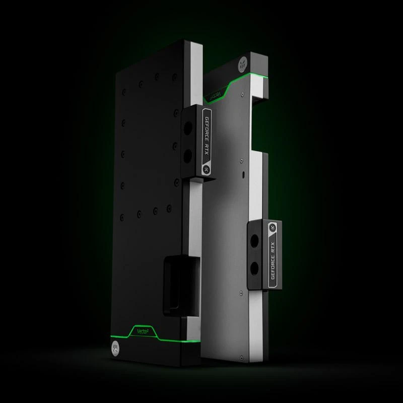 Ek Water Blocks Ek Vanduo Blocks EK Vanduo Blocks EK-Quantum Vector² FTW3 RTX 3080/90 galinė plokštė – sidabrinis