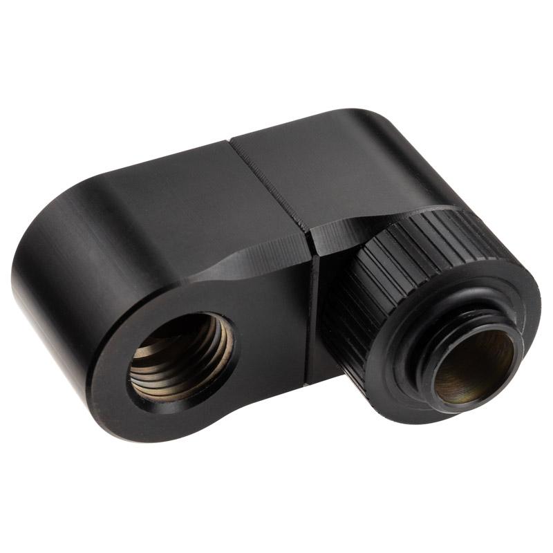 Ek Water Blocks Ek Vanduo Blocks EK Vanduo Blocks EK-Quantum Torque G1/4 colio dvigubas prailginimas, offset MF 28 – juodas