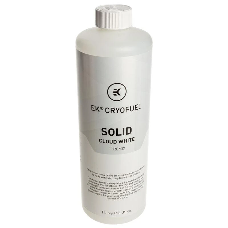 Ek Water Blocks EK vandens blokai EK Vanduo blokai EK-CryoFuel kietas premiksas, debesų baltumo – 1000 ml