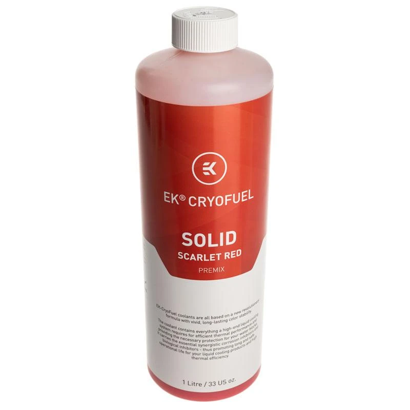 Ek Water Blocks EK Vanduo Blocks EK CryoFuel Solid Premix scarlet raudona 1000 ml
