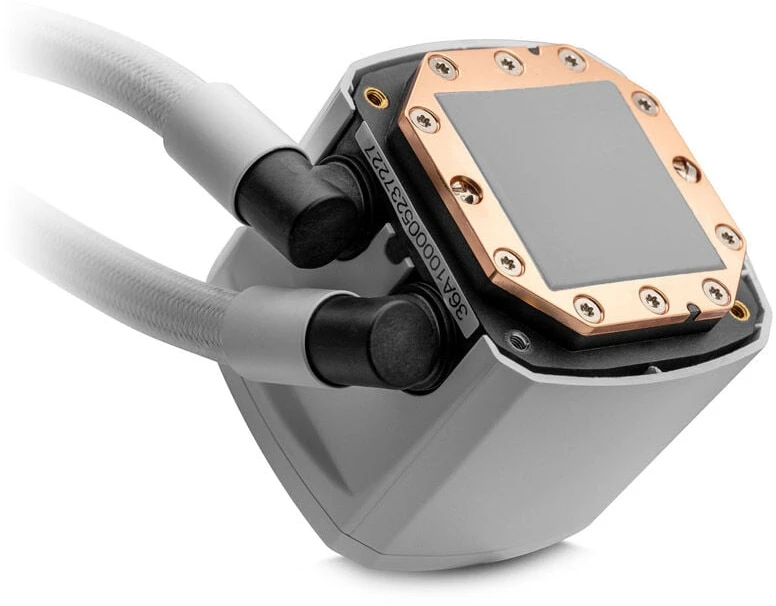Ek Water Blocks „Ek Vanduo Blocks“ EK Vanduo Blocks EK-Nucleus AIO CR360 Lux D-RGB universalus skysčio aušintuvas – 360 mm, baltos spalvos