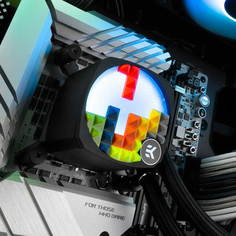 Ek Water Blocks „Ek Vanduo Blocks“ „EK Vanduo Blocks“ „EK-Nucleus AIO“ pakaitinis dangtelis – kūrėjo rinkinys
