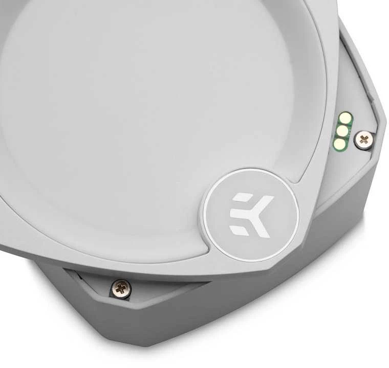 Ek Water Blocks „Ek Vanduo Blocks“ EK Vanduo Blocks EK-Nucleus AIO CR360 Lux D-RGB universalus skysčio aušintuvas – 360 mm, baltos spalvos