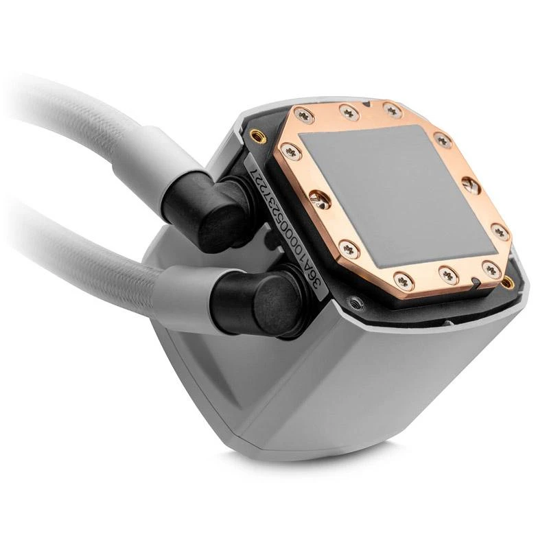 Ek Water Blocks „Ek Vanduo Blocks“ EK Vanduo Blocks EK-Nucleus AIO CR360 Lux D-RGB universalus skysčio aušintuvas – 360 mm, baltos spalvos