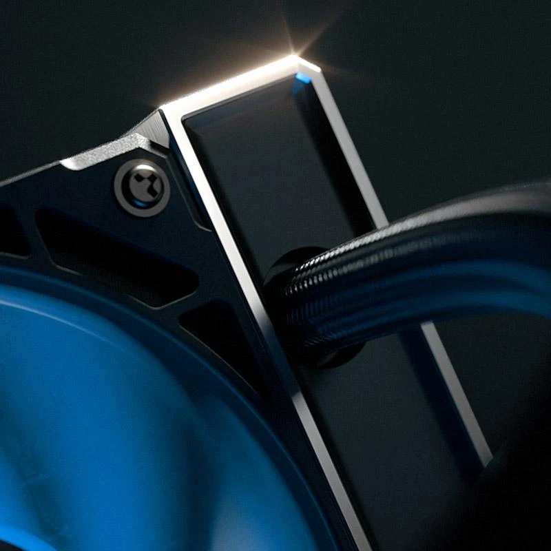 Ek Water Blocks EK Vanduo Blocks EK-Nucleus AIO CR360 Lux D-RGB AIO aušintuvas – 360 mm, juodas