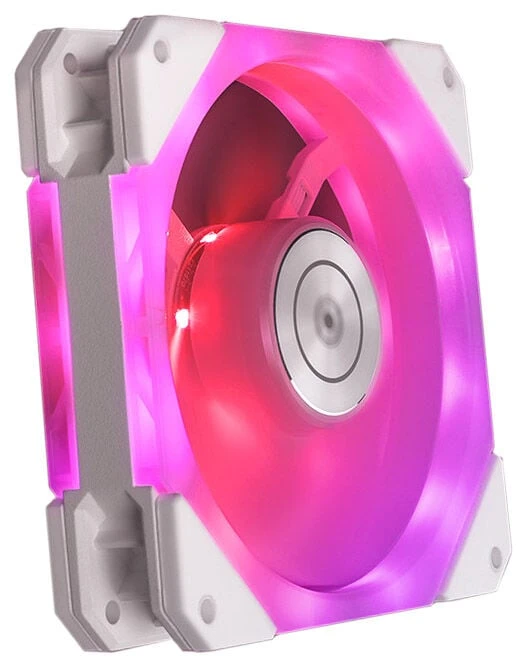 Ek Water Blocks Ek Vanduo Blocks EK Vanduo Blocks EK-Quantum Impulse 120 D-RGB PWM korpuso ventiliatorius – 120mm, baltos spalvos