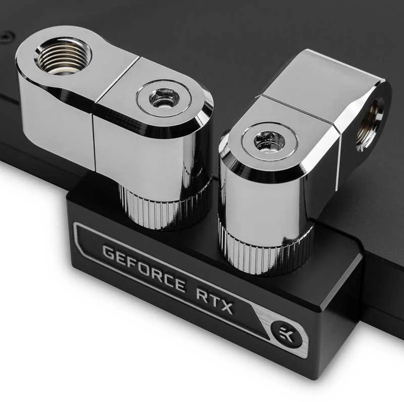Ek Water Blocks EK Vanduo Blocks EK-Quantum Torque G1/4 col. doppel Verlängerungs Offset MF 28 - nickel