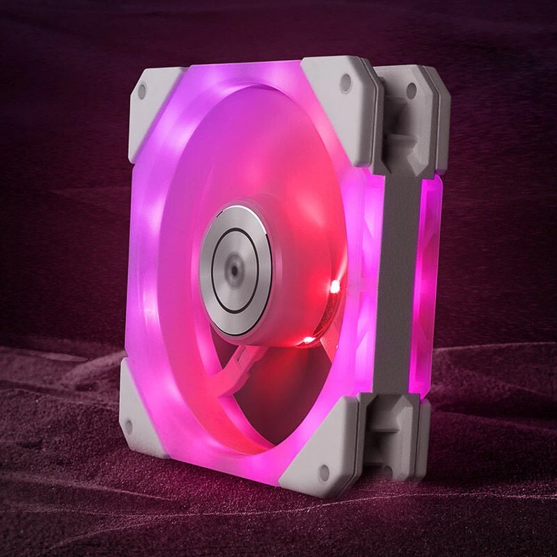 Ek Water Blocks Ek Vanduo Blocks EK Vanduo Blocks EK-Quantum Impulse 120 D-RGB PWM korpuso ventiliatorius – 120mm, baltos spalvos
