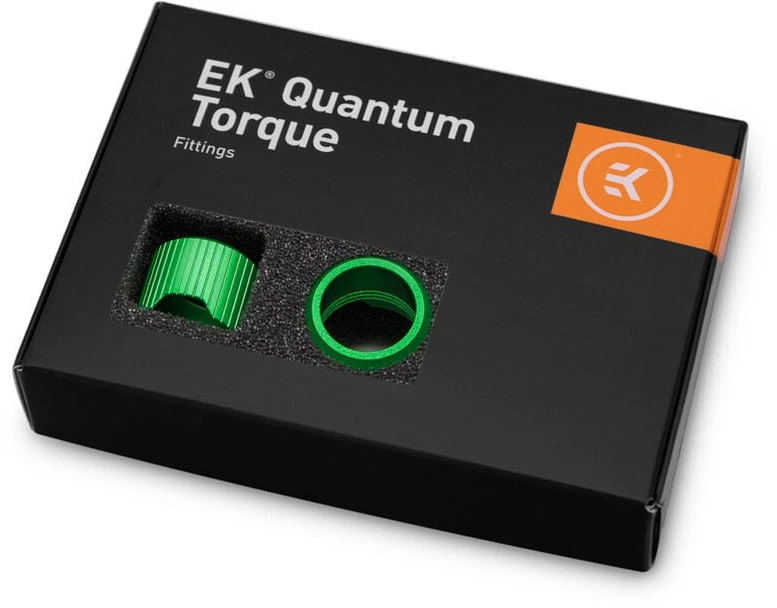 Ek Water Blocks EK Vanduo Blocks EK-Quantum Torque suspaudimo žiedai 6 vnt. STC 16 - žalia