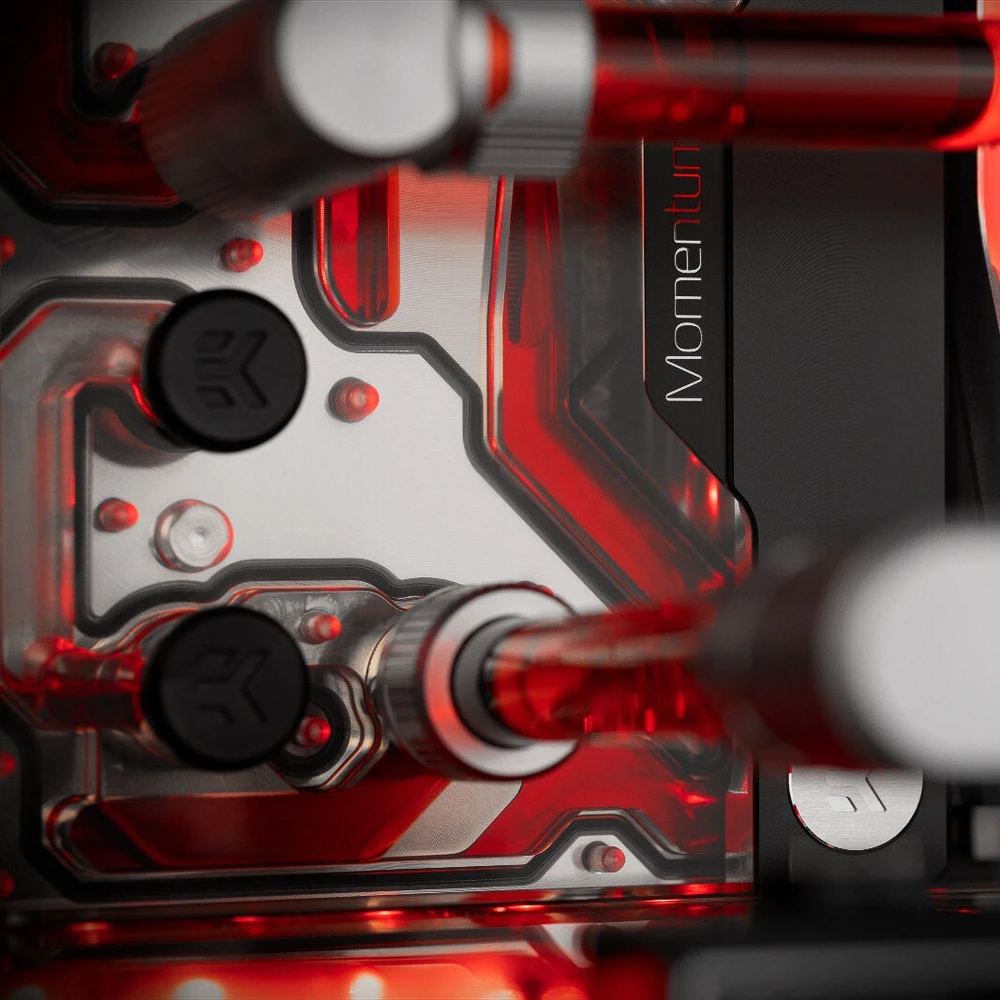 Ek Water Blocks EK vandens blokai EK Vanduo blokai EK-Quantum Momentum² ROG Maximus Z790 Extreme D-RGB (akrilinis)