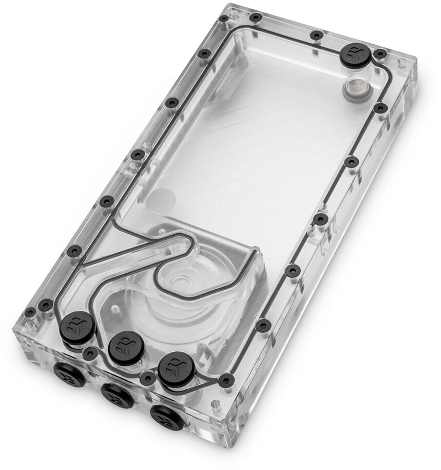 Ek Water Blocks EK Vanduo Blocks EK-Quantum Kinetic3 FLT D5/DDC išlyginamasis bakas - 240 mm, D-RGB, akrilas