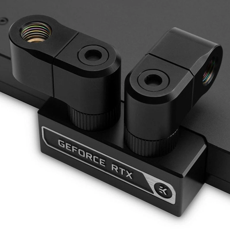 Ek Water Blocks Ek Vanduo Blocks EK Vanduo Blocks EK-Quantum Torque G1/4 colio dvigubas prailginimas, offset MF 28 – juodas