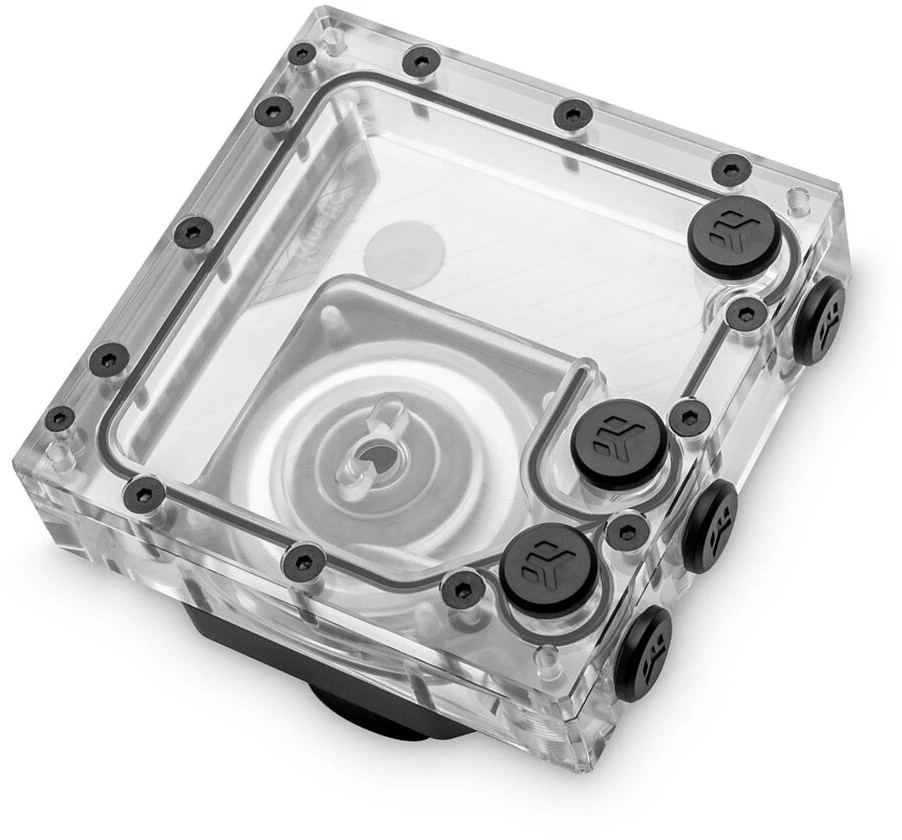Ek Water Blocks EK vandens blokai EK Vanduo blokai EK-Quantum Kinetic3 FLT D5 PWM rezervuaro-siurblio derinys Ø 120 mm, D-RGB, akrilas
