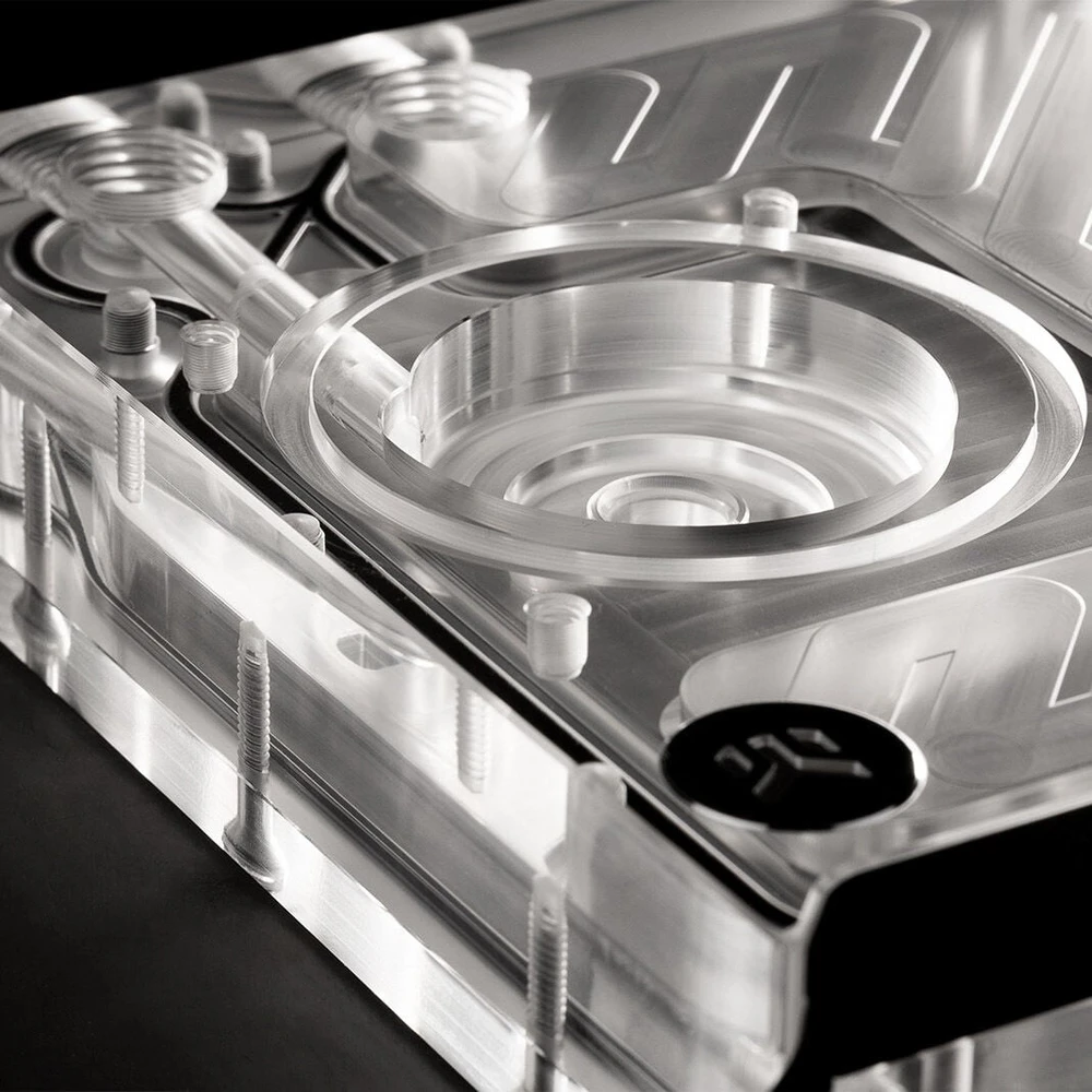 Ek Water Blocks Ek Vanduo Blocks EK Vanduo blokai EK-Quantum Kinetic3 FLT D5 PWM rezervuaro-siurblio derinys Ø 240 mm, D-RGB, akrilas