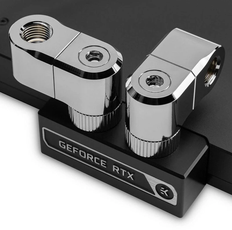 Ek Water Blocks EK Vanduo Blocks EK-Quantum Torque G1/4 col. doppel Verlängerungs Offset MF 28 - nickel