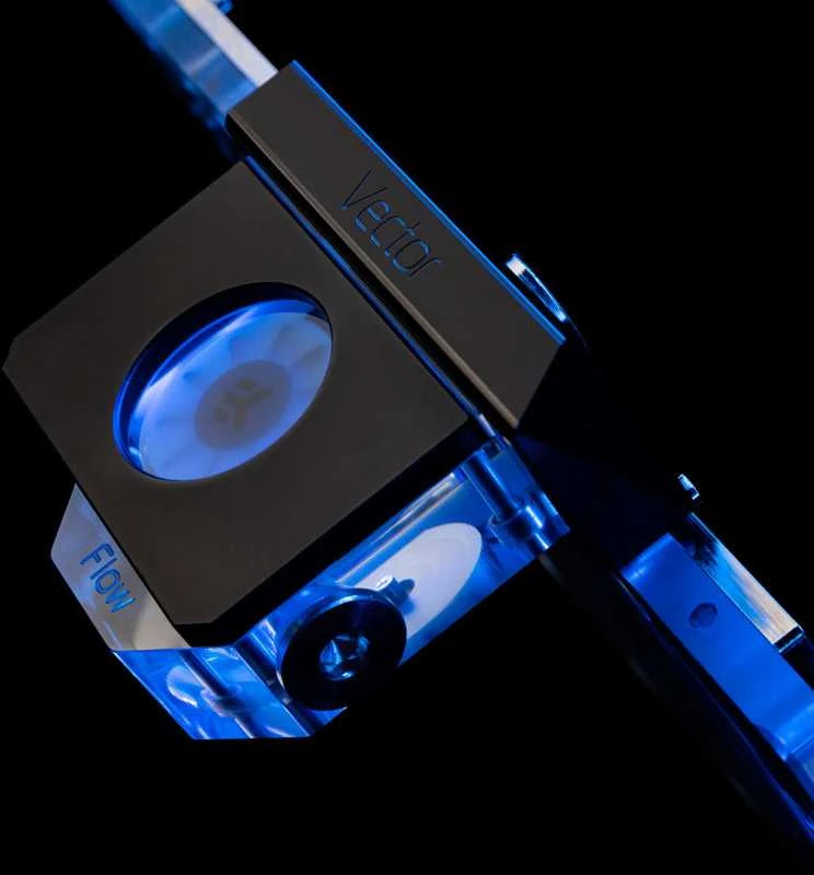 Ek Water Blocks EK vandens blokai EK Vanduo blokai EK-Quantum Vector terminalo dangtelis – juodas
