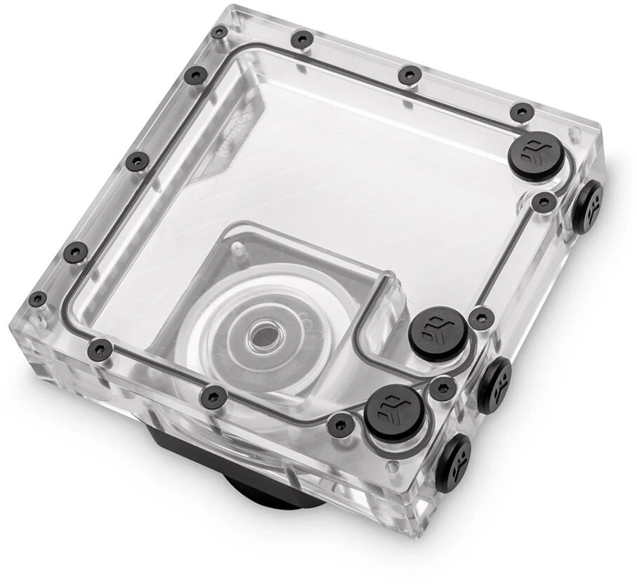 Ek Water Blocks EK vandens blokai EK Vanduo blokai EK-Quantum Kinetic3 FLT D5 PWM rezervuaro-siurblio derinys Ø 140 mm, D-RGB, akrilas