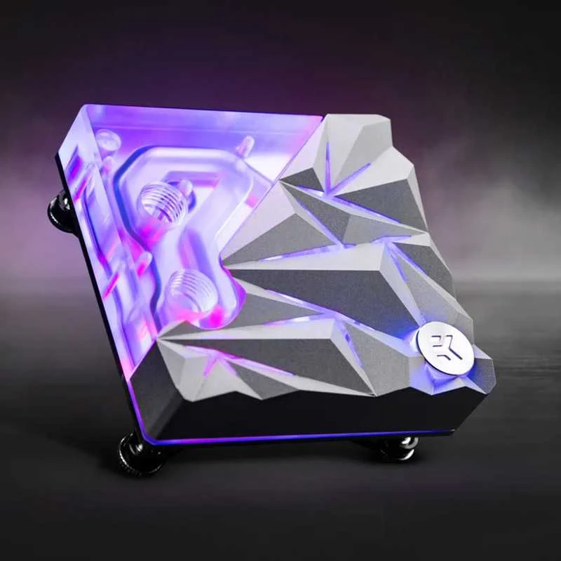 Ek Water Blocks EK vandens blokai EK Vanduo blokai EK-Quantum Velocity² Edge D-RGB® 1700 Sidabrinis Special Edition