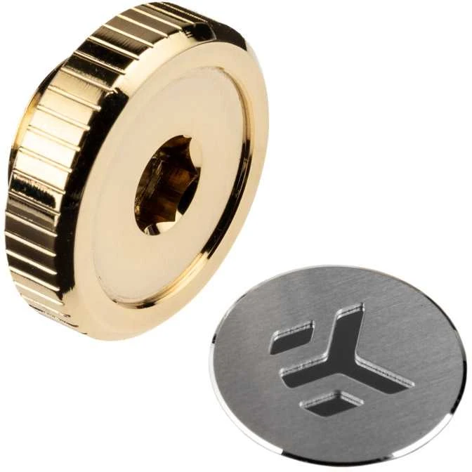 Auksinis EK-Quantum Torque G1/4 kaištis su dangteliu