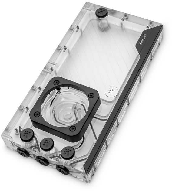 Ek Water Blocks Ek Vanduo Blocks EK Vanduo Blocks EK-Quantum Kinetic3 FLT D5/DDC zbiornik wyrównawczy - 240mm, D-RGB, Acryl