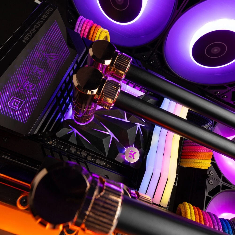 Ek Water Blocks Ek Vanduo Blocks EK Vanduo Blocks EK-Quantum Velocity² Edge D-RGB – 1700 Juodas Special Edition
