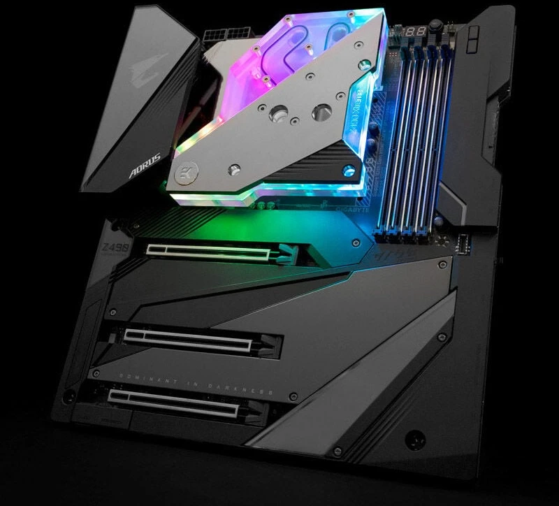 Ek Water Blocks Ek Vanduo Blocks EK Vanduo Blocks EK-Quantum Momentum AORUS Z490 Xtreme D-RGB (akrilas)