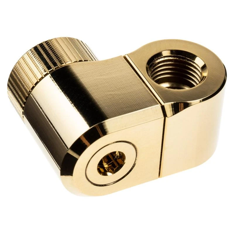 Ek Water Blocks EK Vanduo Blocks EK-Quantum Torque Double Rotary Offset 21 - auksinė