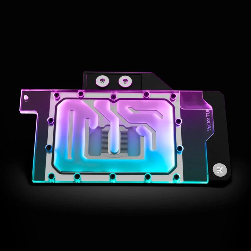 Ek Water Blocks EK Vanduo Blocks EK-Quantum Vector TUF RTX 3070 D-RGB - nikiel + plexi