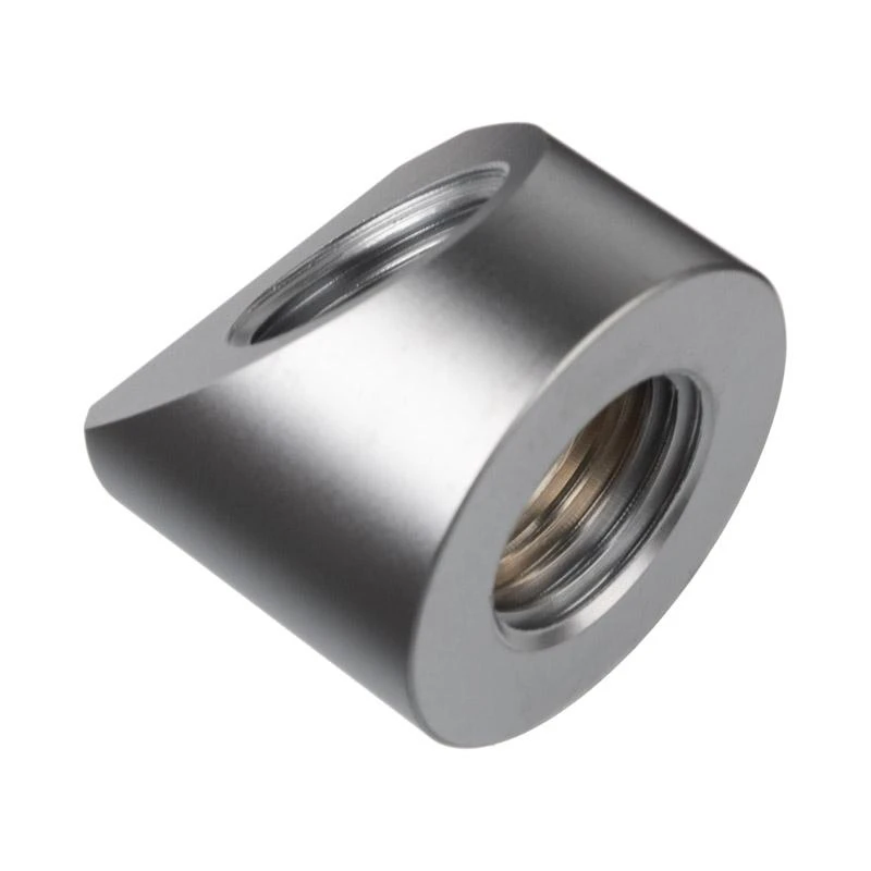 EK-Quantum Torque 45° jungtis satininis titanas
