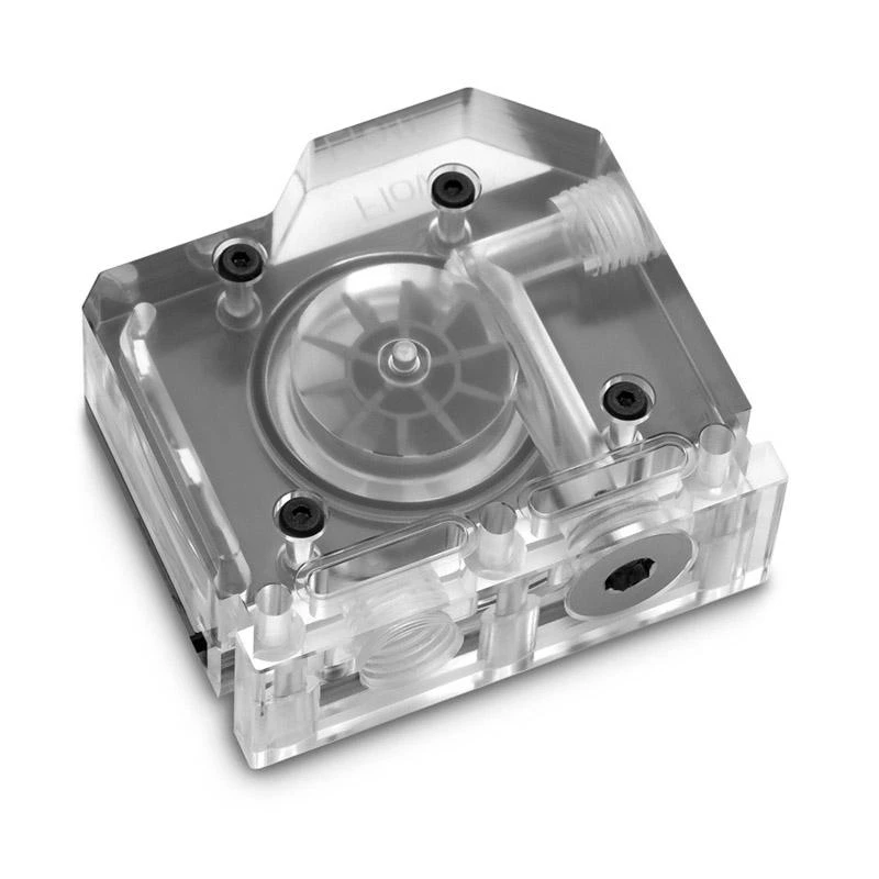 Ek Water Blocks Ek Vanduo Blocks EK Vanduo Blocks EK-Quantum skaliarinis srauto matuoklis, iš viršaus į apačią, D-RGB, juodas