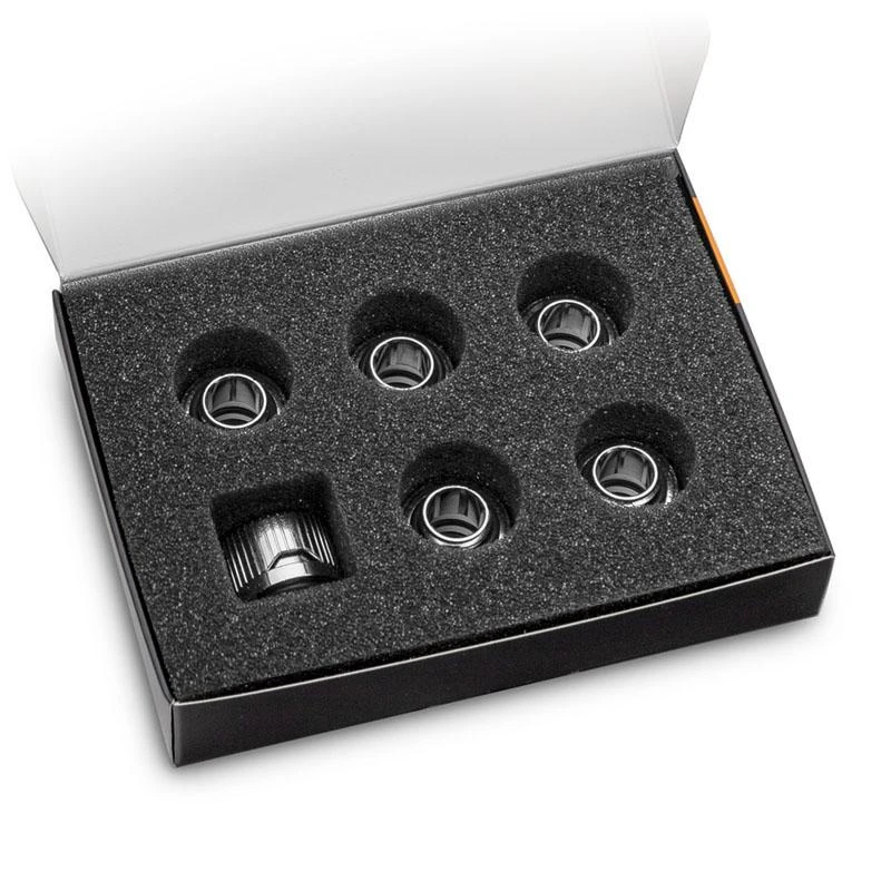 EK-Quantum Torque rinkinys: šeši 12mm sidabriniai adapteriai