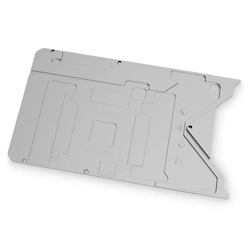 RTX 3090 kietojo metalo nugarėlė, sidabrinė