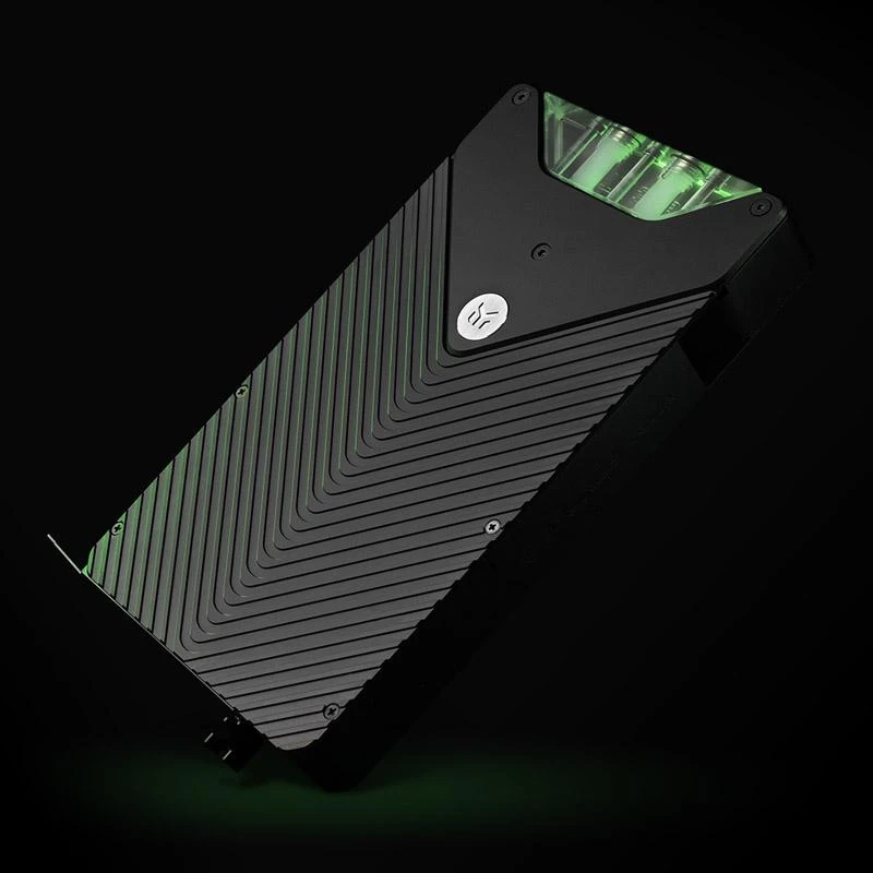 EK-Quantum Vector FE 3090 nugarėlė su žaliu apšvietimu