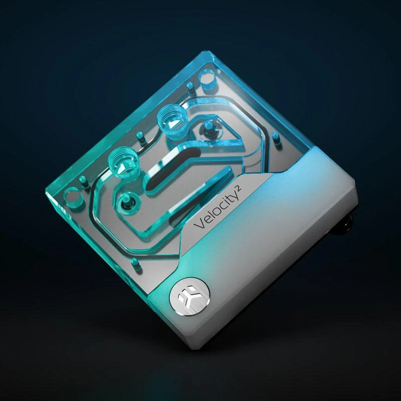 EK-Quantum Velocity2 aušinimo blokas su RGB apšvietimu