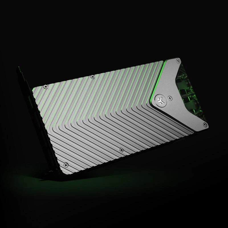 EK-Quantum Vector vaizdo plokštės nugarėlė, sidabrinė