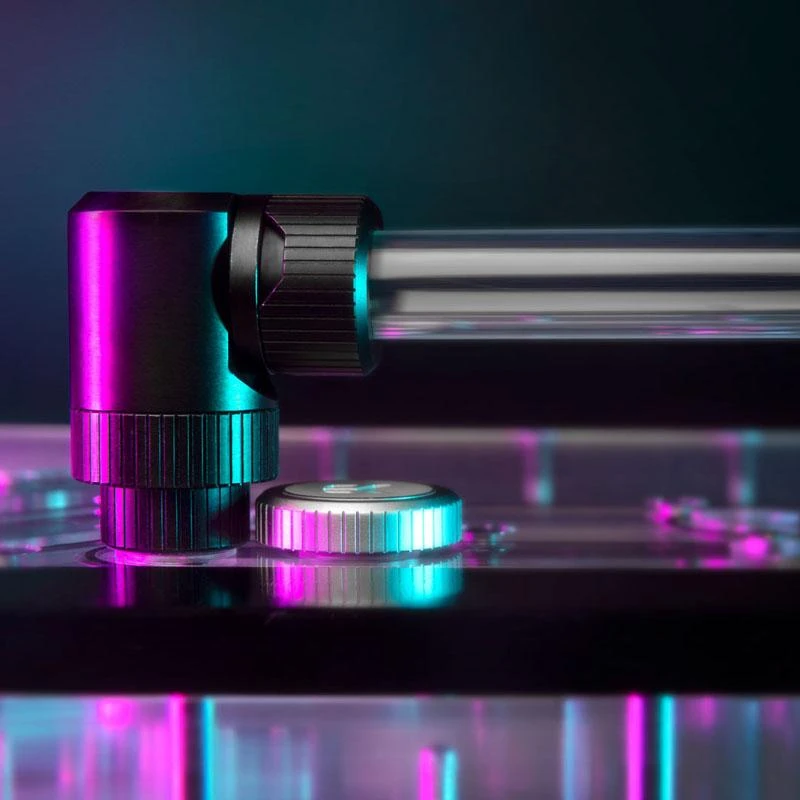 Ek Water Blocks EK vandens blokai EK Vanduo blokai EK-Quantum Torque Micro G1/4 colio prailginimas tiesus F-F 7 "nikelis"