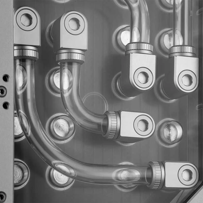 Ek Water Blocks Ek Vanduo Blocks EK Vanduo Blocks EK-QuantumX Loophole Distroplate D5 PWM sidabrinė