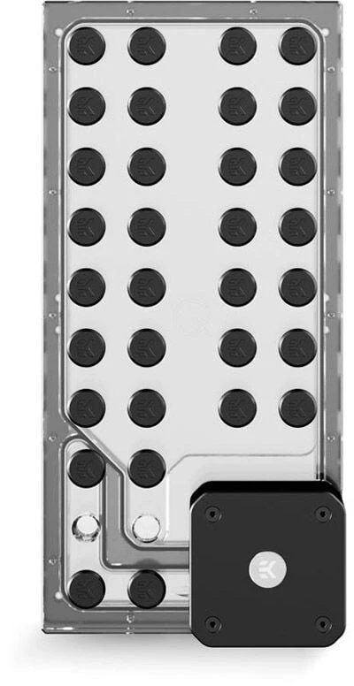 Ek Water Blocks EK vandens blokai EK Vanduo blokai EK-QuantumX kilpos Distroplate D5 PWM – juodas