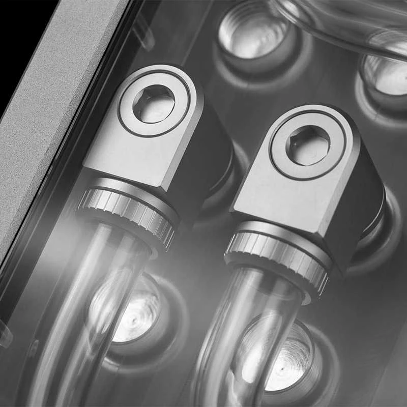 Ek Water Blocks Ek Vanduo Blocks EK Vanduo Blocks EK-QuantumX Loophole Distroplate D5 PWM sidabrinė
