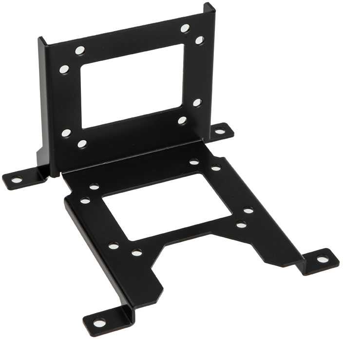 Ek Water Blocks „Ek Vanduo Blocks EK Vanduo Blocks EK-UNI“ siurblio laikiklis (120 mm ventiliatoriui) – vertikalus