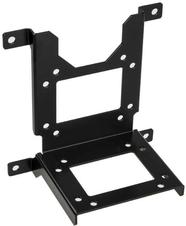 Ek Water Blocks „Ek Vanduo Blocks EK Vanduo Blocks EK-UNI“ siurblio laikiklis (120 mm ventiliatoriui) – vertikalus
