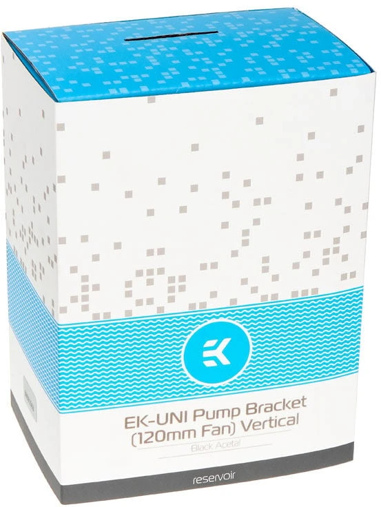 Ek Water Blocks „Ek Vanduo Blocks EK Vanduo Blocks EK-UNI“ siurblio laikiklis (120 mm ventiliatoriui) – vertikalus